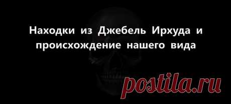 Находки из Джебель Ирхуда и происхождение нашего вида