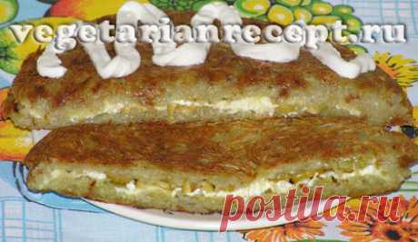Картофельная запеканка с сыром на сковороде, рецепт с фото