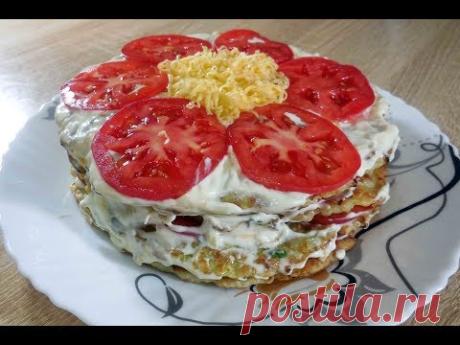 Потрясающая закуска - торт из кабачков | Страна Мастеров