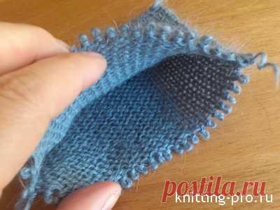 Полая (двойная) резинка - knitting-pro.ru - От азов к мастерству