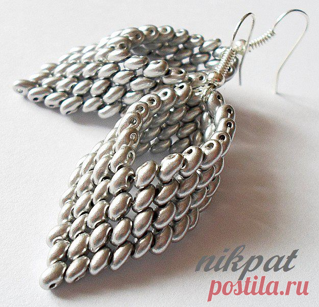 Мастер-класс: косое полотно из твина | biser.info - всё о бисере и бисерном творчестве