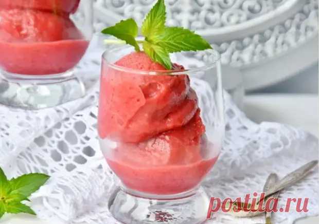 Клубничный сорбет - Будет вкусно - Медиаплатформа МирТесен