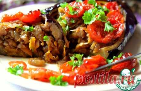 Баклажаны фаршированные - кулинарный рецепт