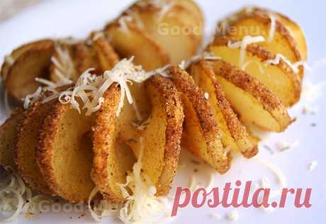 КАРТОФЕЛЬ СПИРАЛЬЮ в духовке - рецепт с пошаговыми фото