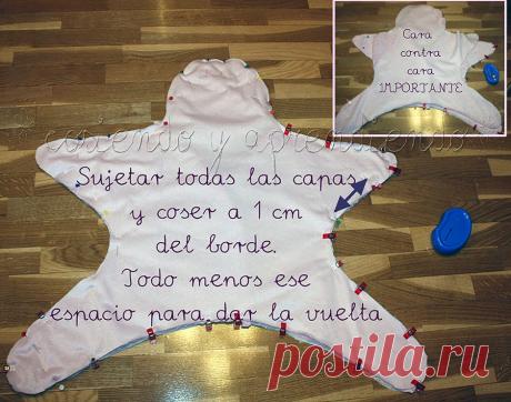 cosiendo y aprendiendo: Estrellita de bebé. Patrón y Tutorial