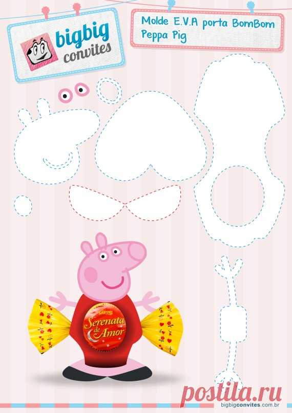 Porta Bombom da Peppa Pig