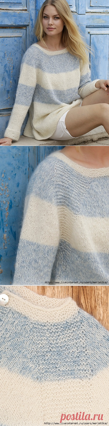 DROPS 191-2 ☼ С ПЕРЕВОДОМ ☼ ДЖЕМПЕР: SAILOR’S LUCK / Всё из мира рукоделия (изучаю и делюсь различными техниками и видами рукоделия)