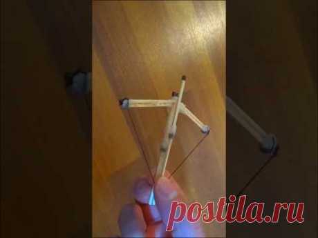 How to Make a Crossbow out of Matches - DIY Life Hacks