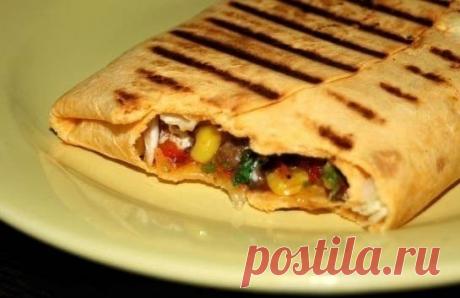 Как приготовить буритос (мексиканская кухня) - рецепт, ингредиенты и фотографии