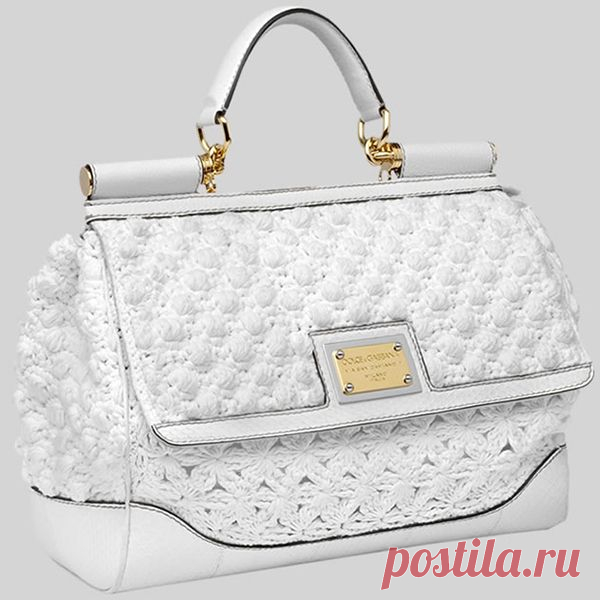 Сумочки, связанные крючком, от Dolce Gabbana — Рукоделие