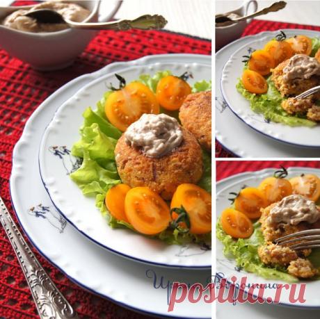 Постный веганский &quot;майонез&quot; и нутово-морковные котлеты - кулинарный рецепт