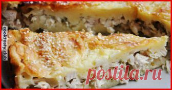 5 самых вкусных рецептов диетических пирогов с пользой для талии! 1. Легкий куриный пирог Ингредиенты: Куриное филе отварное — 300 г Молоко 1% — 150 г Яйцо — 2 шт Мука цельнозерновая — 50 г Сыр нежирный — 50 г Специи, зелень, соль — по вкусу Приготовление: Куриное филе мелко нарезаем. Взбиваем яйца с солью и молоком, добавляем муку, приправ, зелень — получается негустое тесто. …