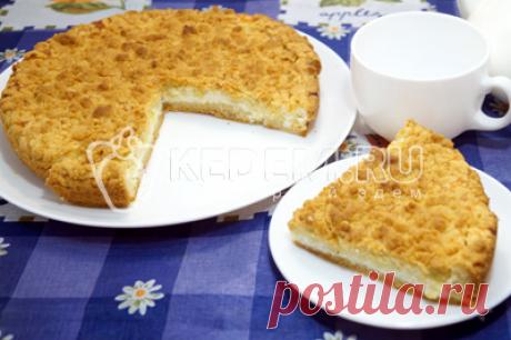 Песочный пирог с творогом – Пошаговый рецепт с фото. Выпечка. Вкусные рецепты с фото. Пироги
