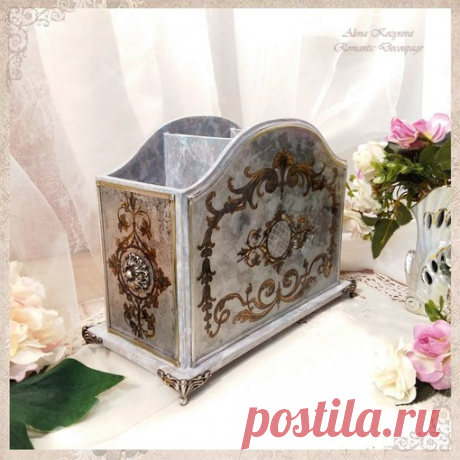 Дорогие друзья! 
Алёна Козырева (*alena.romanticdecoupage) представляет Вам свою работу. 
Выполнена по МК Натальи Большаковой Эгломизе. 

Алёна Козырева: 
Показать полностью…