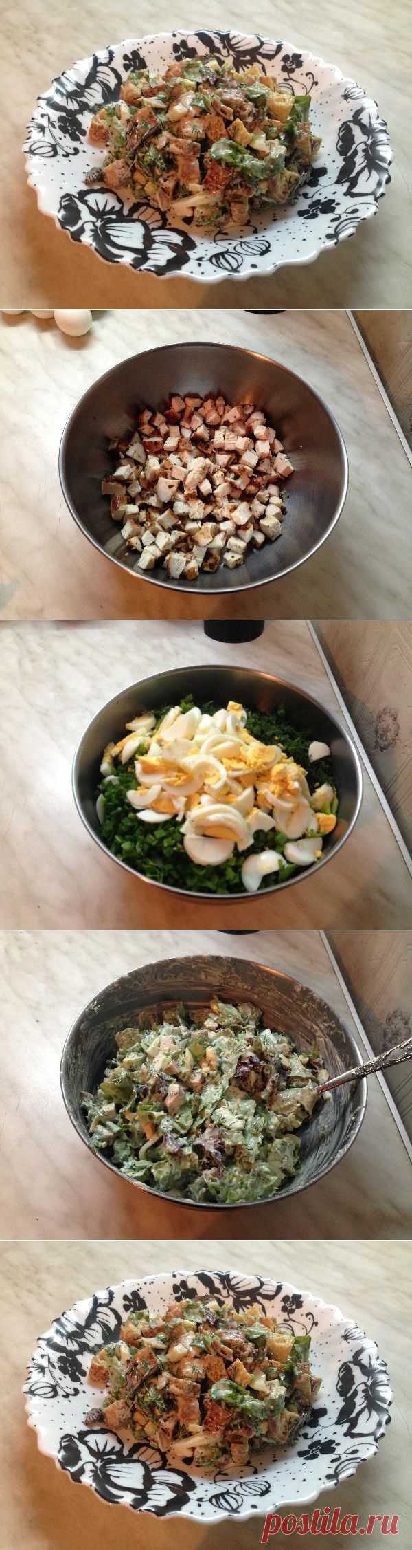 Готовиться быстро, получается сытно;)) Крестьянский салат — Вкусные рецепты