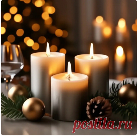 Новогодние свечи
