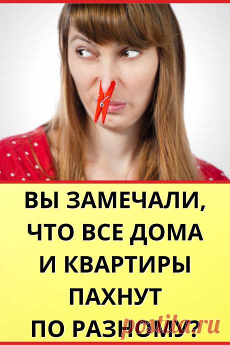 Вы замечали, что все дома и квартиры пахнут по разному?
