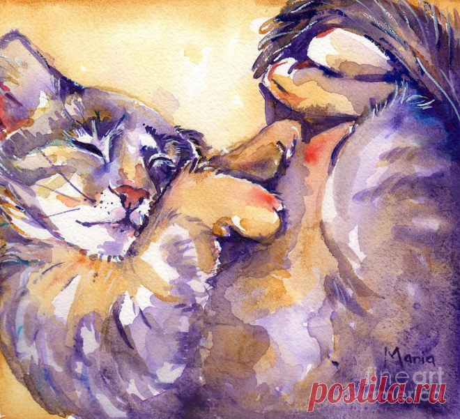 Vida by Maria Reichert Vida Painting by Maria Reichert