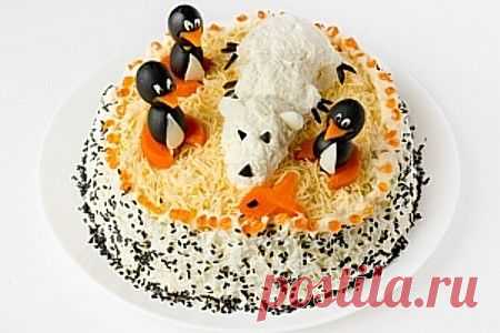 Салат «Северный полюс», фото рецепт