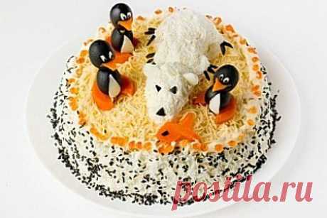 Салат «Северный полюс», фото рецепт