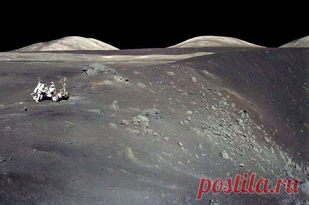 Юджен Сернан и Харрисон Шмитт с лунным ра Шорти / Физика невозможного!