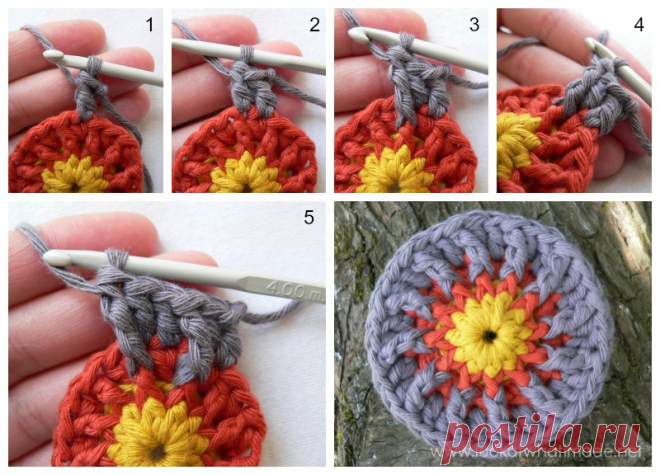 Front Post Frenzy Crochet Potholder – Look At What I Made