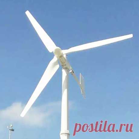 Электроветрогенератор Wind Generator 600W Корпус выполнен из прочного алюминиевого сплава с антикоррозийной защитой металлических частей. Материал лопастей - нейлон.
Электроветрогенераторы такой мощности чаще всего используются для систем резервного энергоснабжения, например, обеспечивают электроэнергией при перебоях и отключениях.
Они наиболее популярны среди владельцев дач и небольших пригородных коттеджей.
Электроветрогенератор отличается низким уровнем шума, высокой эф...