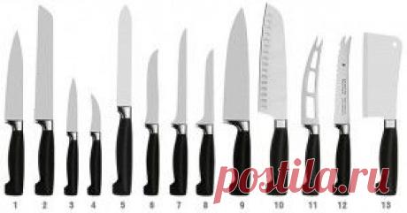 Кухонные ножи: выбираем и пользуемся