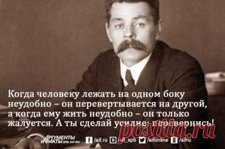 «Люди гораздо более глупы, чем злы». 12 ярких цитат Максима Горького | Персона | КУЛЬТУРА | АиФ Санкт-Петербург