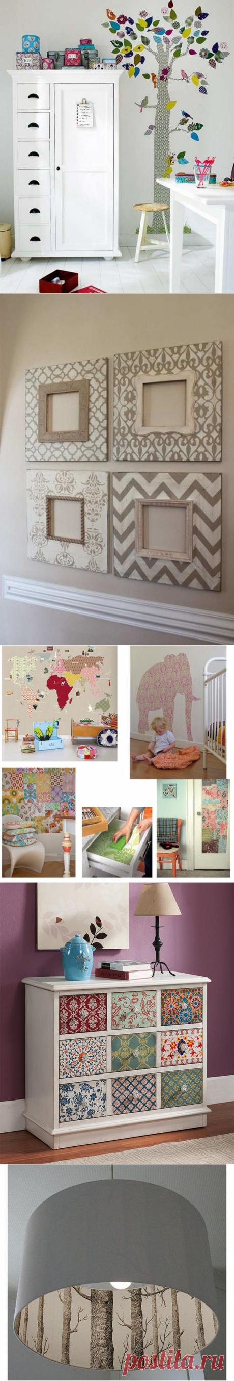 Идеи использования обоев — Роскошь и уют