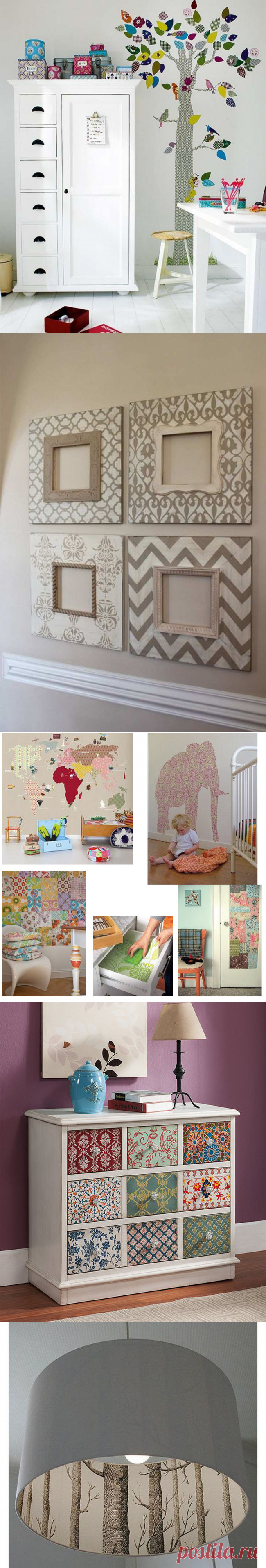 Идеи использования обоев — Роскошь и уют