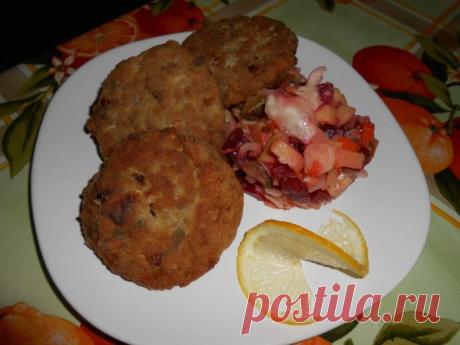 Вкусные и полезные рыбные котлетки из скумбрии
