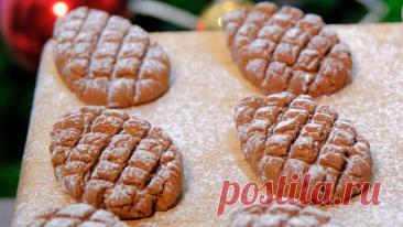 Отличное угощение к чайному столу - песочное печенье с какао "Шишки"