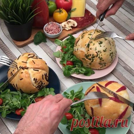 Rezepte: Pizza-Kugel Pizza-Kugel - Für 6 Personen - Zubereitungszeit 30 Minuten