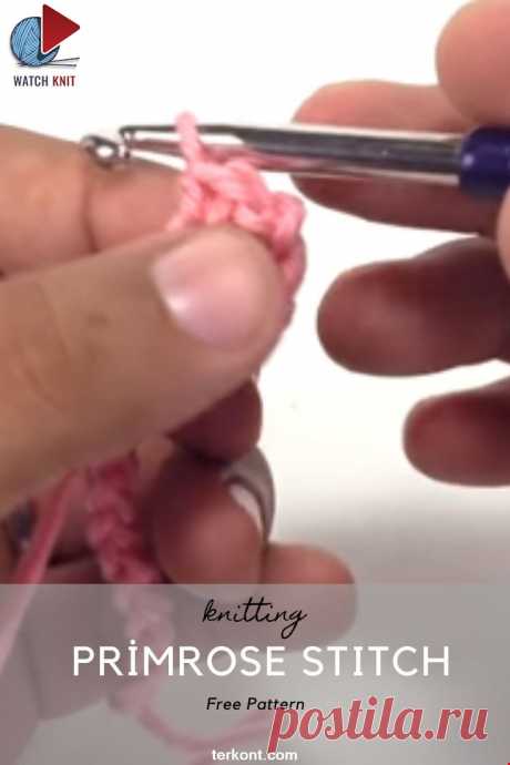 This video crochet tutorial will help you learn how to crochet the primrose stitch.