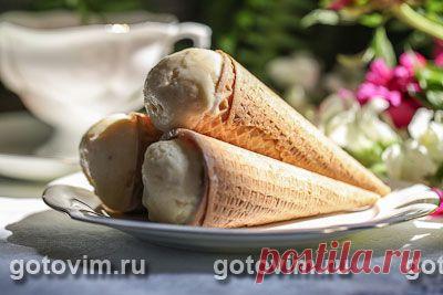 Йогуртовое мороженое с манго.