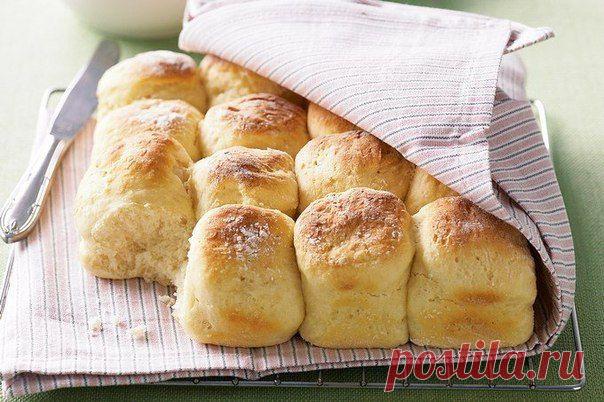 Быстрые булочки без яиц и дрожжей
