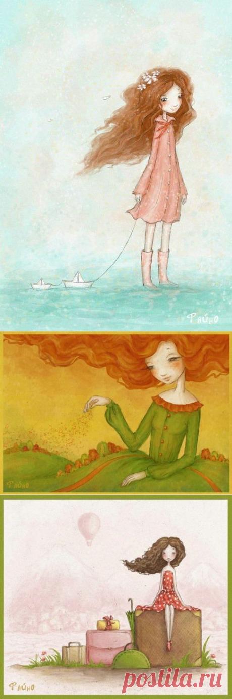 Иллюстрации Саши Салминой: &quot;Все на свете — сплошное чудо&quot;