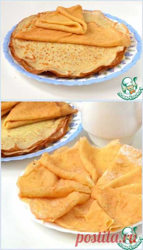Блинчики на сыворотке заварные - кулинарный рецепт