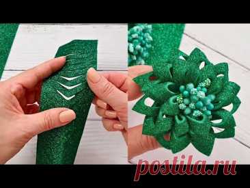 Cómo Hacer Flores de Foami Fáciles | Tutorial Paso a Paso