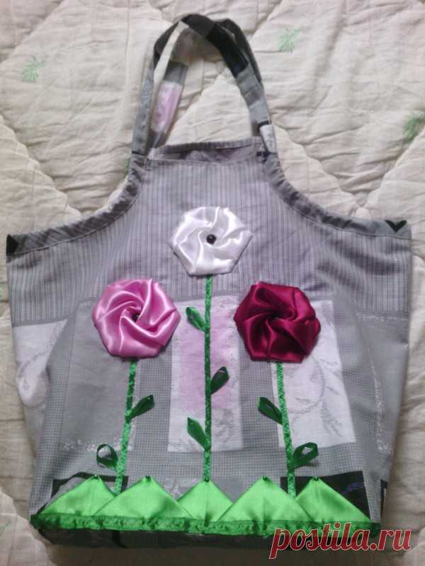 Розы из атласа для украшения