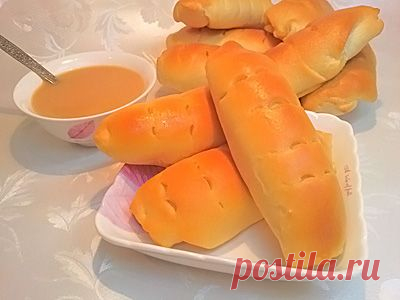 Рогалики с плавленным сыром