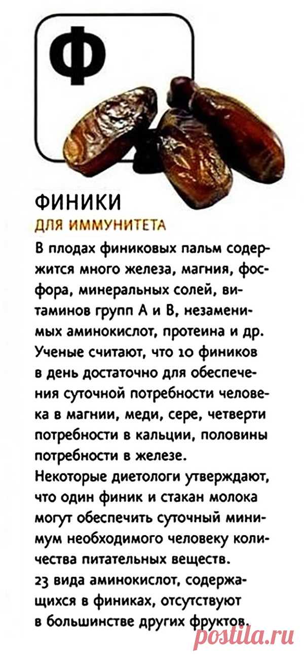 Финики для иммунитета