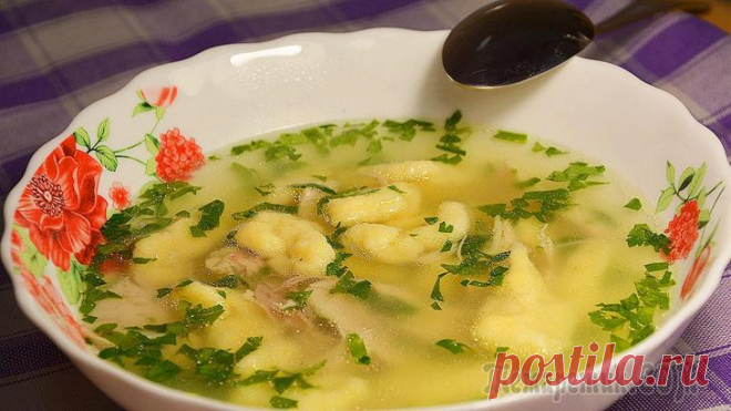 Куриный суп с галушками Сегодня готовлю куриный суп с галушками. Супы с галушками особенно популярны в украинской кухне. Галушки готовят как самостоятельное блюдо или как загуститель для супов. И в том и другом случае тесто ...