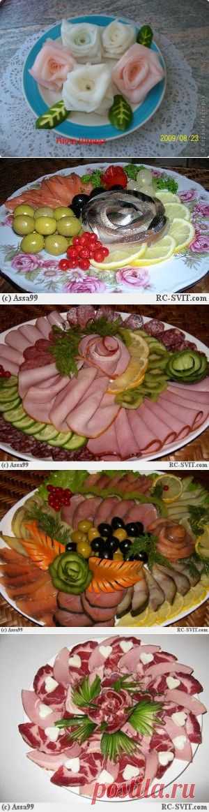 Украшение из овощей