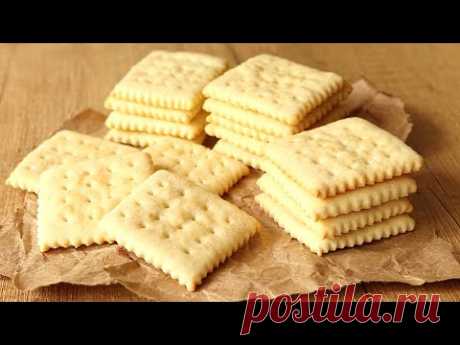 Простой Рецепт ПЕЧЕНЬЯ ГАЛЕТНОГО🌟, вкуснее, чем в Магазине! Затяжное Диетическое Печенье! Cookies