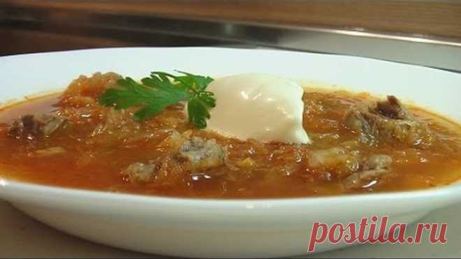 Щи из квашеной капусты видео рецепт. Книга о вкусной и здоровой пище