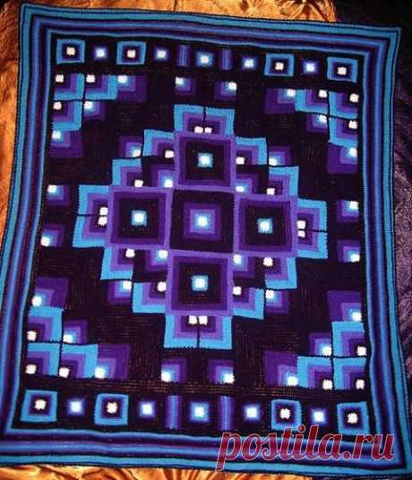 Сообщение в блоге: Pattern - Mandala крючком одеяло - Spotlight Вдохновение номер | Австралия