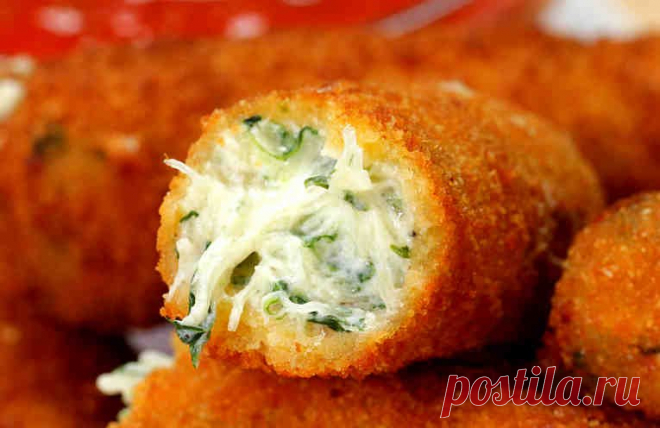 Потрясающая закуска! Хрустящие сырные палочки с зеленью » Женский сайт InfoWoman.com.ua. Полезные советы для женщин