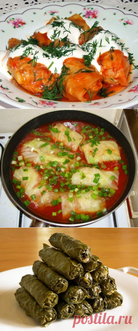 Голубцы - калейдоскоп рецептов: много, вкусно, ещё вкуснее! Зато просто, быстро и оригинально!